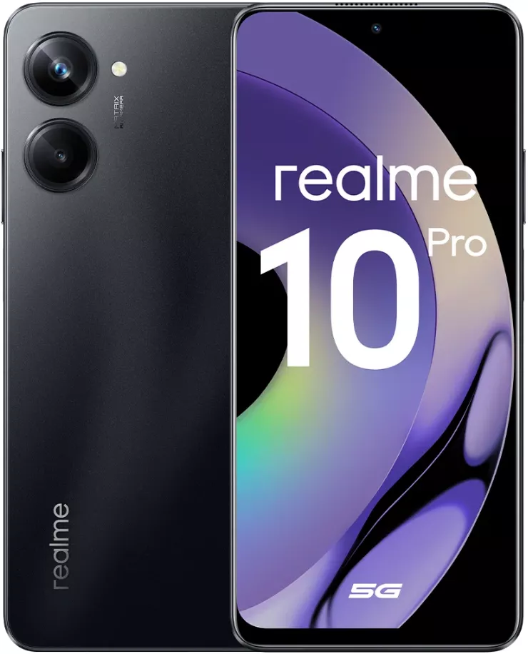 Смартфон realme 10 Pro 5G 8/128 ГБ, 2 nano SIM, черный
